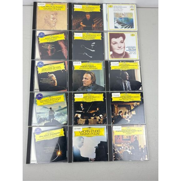 Vintage 1970s Lot Of 15 Classical Music Album CDs from DGG Deutsche Grammophon C - Picture 2 of 9